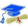 Graphic of scholastic
                hat and scroll